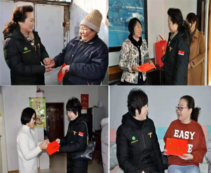 心系贫困家庭，走访慰问暖人心